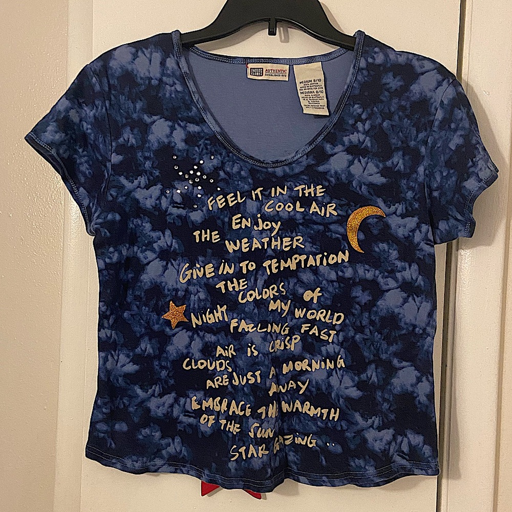 Vintage 90s Faded Glory Crop Top Medium